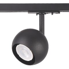 Однофазный двужильный трековый светильник Crystallux CLT 0.31 017 BL под сменную лампу GU10 Однофазный двужильный трековый светильник Crystallux CLT 0.31 017 BL под сменную лампу GU10