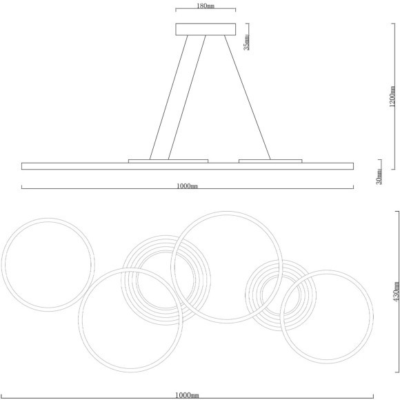 Подвесная люстра Arte Lamp STARDUST A2452SP-100PB 