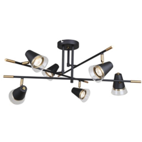 4618-6C, потолочная люстра, D770xH360, 6xGU10x35W, excluded