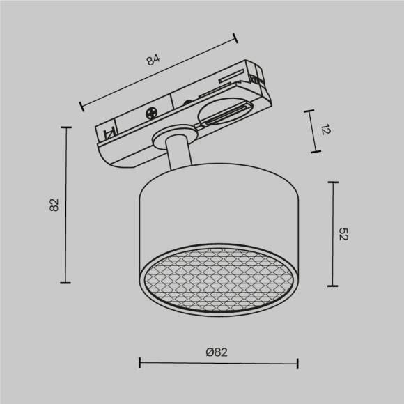 Трековый светильник Maytoni Unity Glare