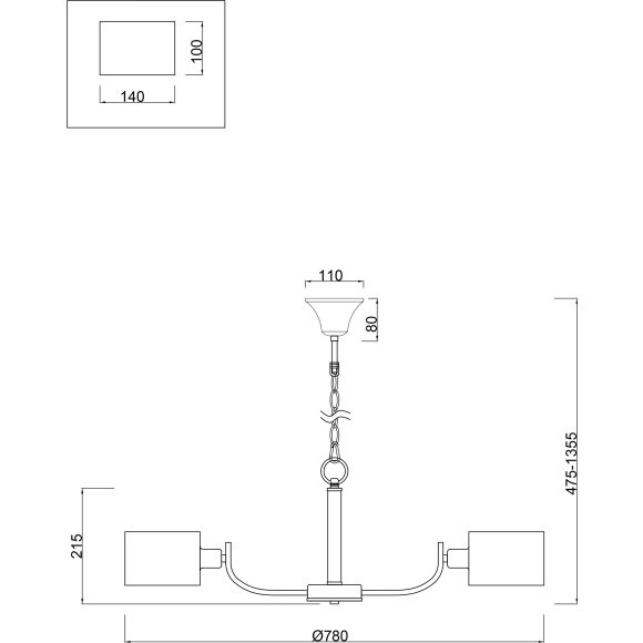 Люстра подвесная Freya FR5012PL-08CH Anita под лампы 8xE14 40W Люстра подвесная Freya FR5012PL-08CH Anita под лампы 8xE14 40W