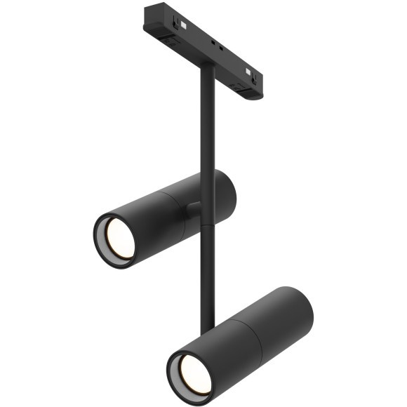 TR005-4-2X12W-DS-B Трековый магнитный SMART (App, Bluetooth Mesh, Алиса) светодиодный светильник Maytoni Exility CRI90+ 2700-6000К 1735Лм 36° 24Вт