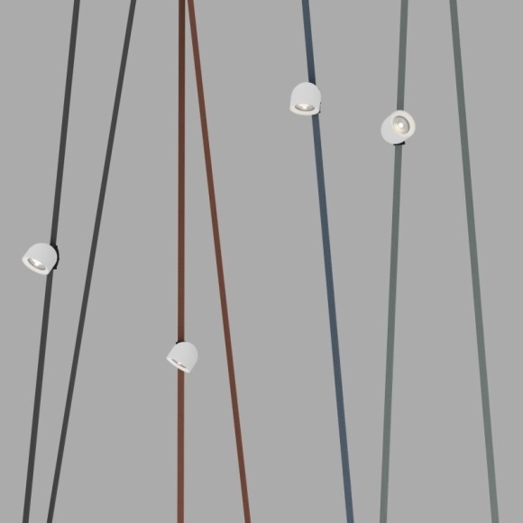 DK5640-WH+BK Поворотный светильник для трека-ремня Belty Smart, серия Spot, со светодиодом, D100*H107мм, 48V DC, 12W, RA90, 38°, 2700-6000K, IP20, белый с черным, алюминий