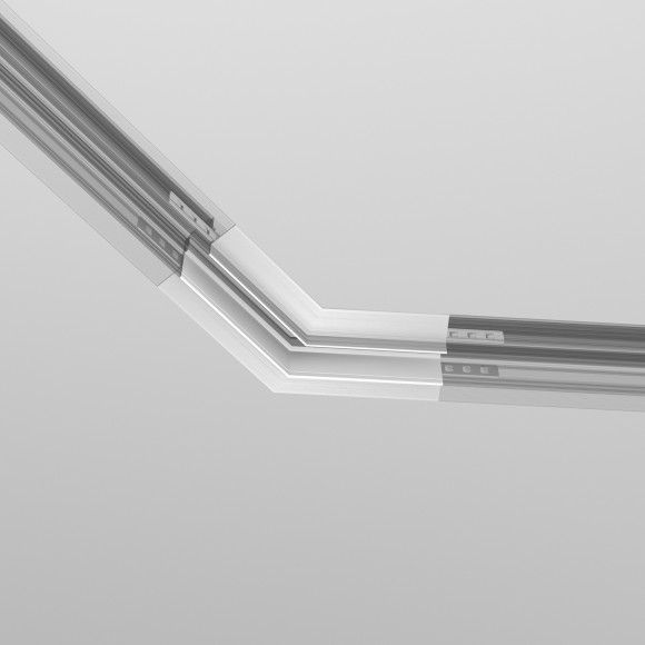 Угловой соединитель 135град для шинопроводов в ГКЛ 9.5мм Maytoni Exility TRA034CLO-42W Угловой соединитель 135град для шинопроводов в ГКЛ 9.5мм Maytoni Exility TRA034CLO-42W