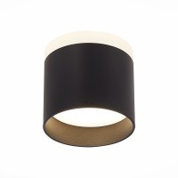 ST102.442.09 Светильник потолочный Черный LED 1*9W 4000K 702Lm Ra80 120° IP20 D79xH75 170-240V Накладные светильники
