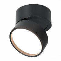 ST651.432.14 Светильник потолочный поворотный Черный LED 1*14W 3000K 1 100Lm Ra90 120° IP20 D105xH8 Накладные светильники