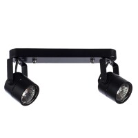 Спот настенный Arte Lamp A1311PL-2BK MIZAR под лампы 2xGU10 50W