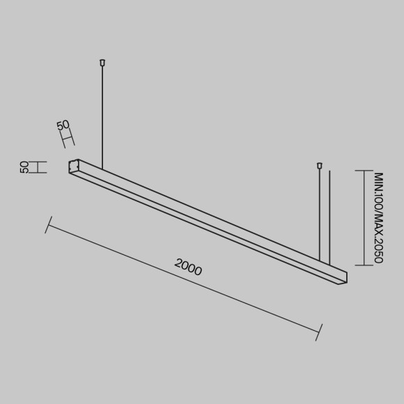 Линейный светильник Technical LL312032 Линейный светильник Technical LL312032