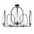 Люстра потолочная Arte Lamp A7004PL-5BK CELAENO под лампы 5xE14 60W