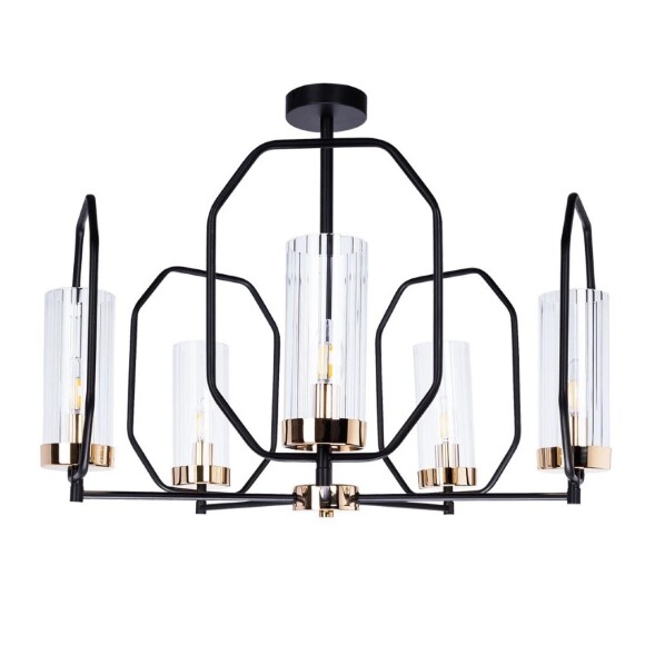 Люстра потолочная Arte Lamp A7004PL-5BK CELAENO под лампы 5xE14 60W