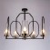 Люстра потолочная Arte Lamp A7004PL-5BK CELAENO под лампы 5xE14 60W