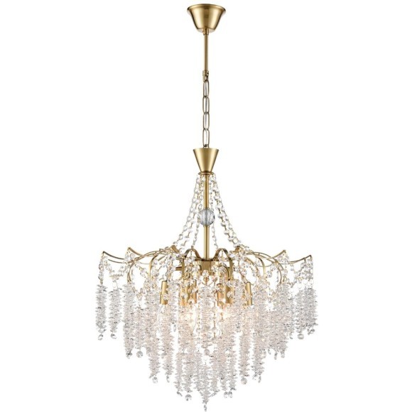 8243/6 CLASSI латунь, металл Люстра подвесная E14 6*40W 220V KRISTINA 8243/6 CLASSI латунь, металл Люстра подвесная E14 6*40W 220V KRISTINA