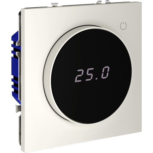 Терморегулятор электронный VOLTUM S70 с индикацией и датчиком, для теплого пола, (хлопок)