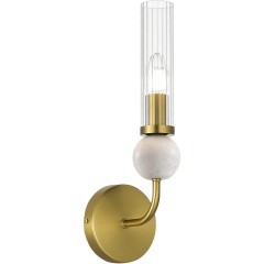 SL1244.301.01 Светильник настенный ST-Luce латунь/прозрачный E14 1*40W MEDEA SL1244.301.01 Светильник настенный ST-Luce латунь/прозрачный E14 1*40W MEDEA