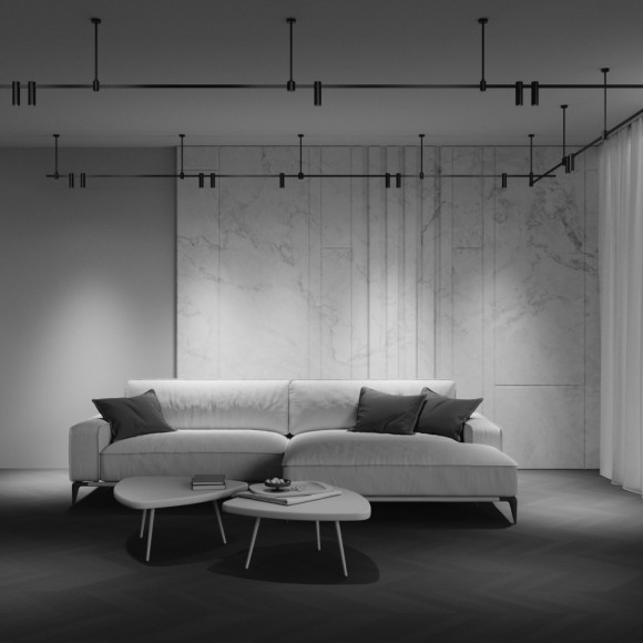 Трековый светильник Technical TR143-1-5W4K-W-B