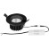 Lightstar SOFFI 212447IP65 Черный круглый встраиваемый поворотный влагозащищенный светильник диаметром 8.5см, с CCT переключателем цветовой температуры на драйвере, 10Вт 3000;4000;6000К 920Лм CRI90 38° IP65