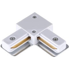 Г-образный соединитель для накладных однофазных шинопроводов Novotech 135141 Г-образный соединитель для накладных однофазных шинопроводов Novotech 135141