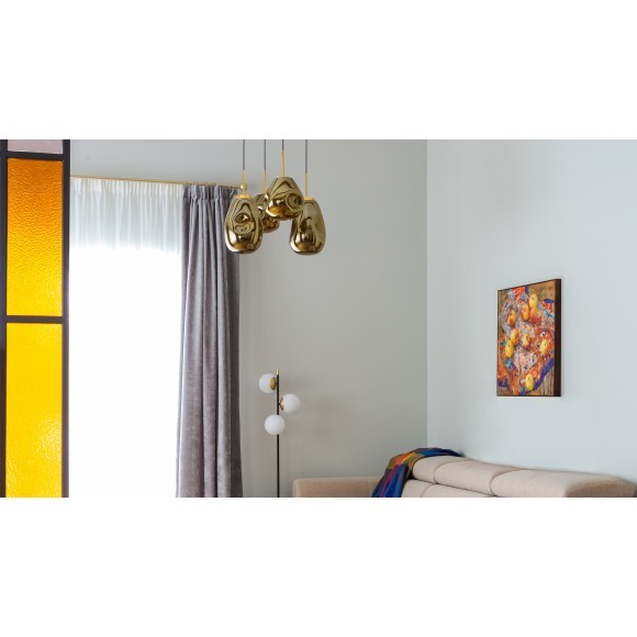 Подвесной светильник с 1 плафоном Maytoni P013PL-01G Mabell под лампу 1xE27 60W