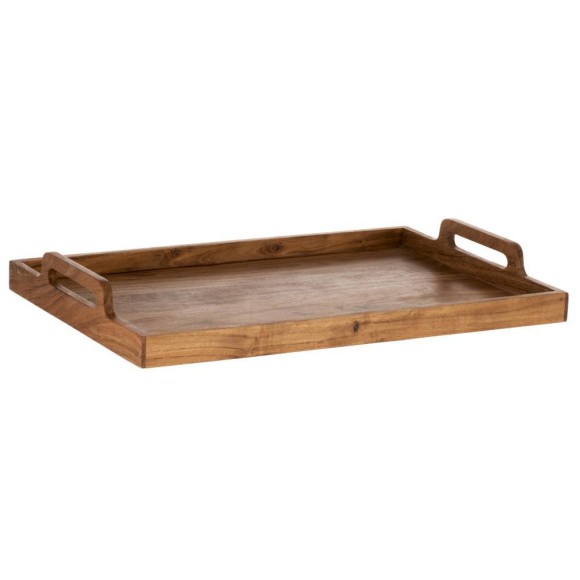 427169 COCHRANE Декоративный поднос деревянный L510 B330 H65 коричневый натуральный 427169 COCHRANE Декоративный поднос деревянный L510 B330 H65 коричневый натуральный