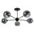 Люстра потолочная Arte Lamp A2708PL-5BK LAGOS под лампы 5xE27 60W