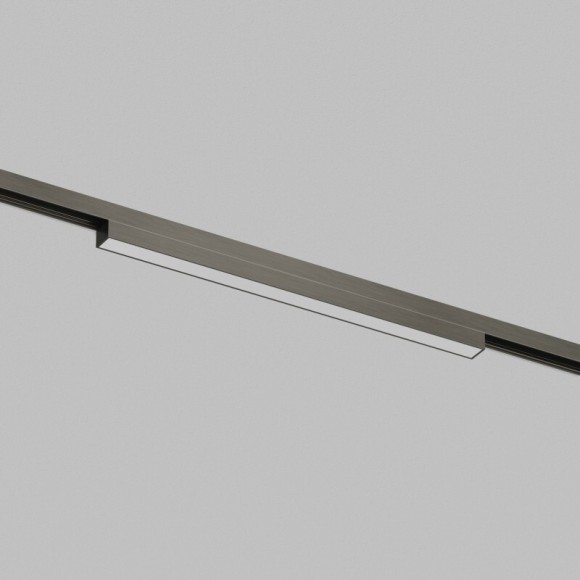 Трековый светодиодный линейный светильник Denkirs SHINE LINEAR ZigBee DK5951-DN 48V 10Вт 2700–6000K IP20 темный никель