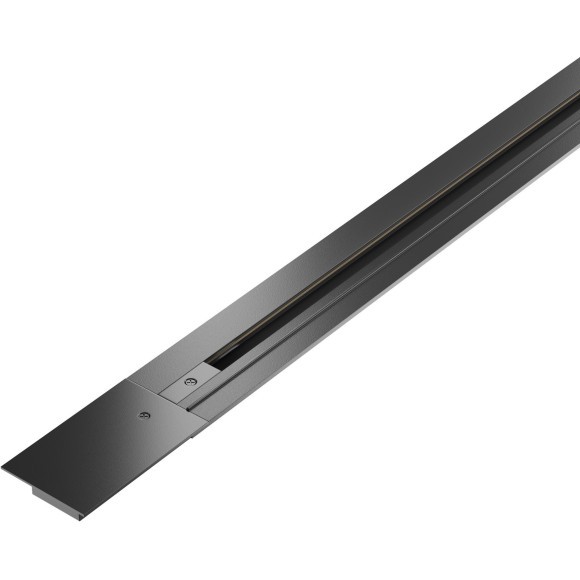 2м черный встраиваемый в ГКЛ однофазный шинопровод Maytoni TRX004-112B