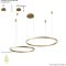 Люстра Crystal Lux FORTUNA SP123W LED GOLD