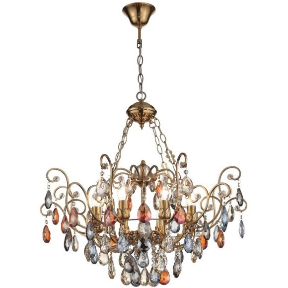 SL421.303.08 Люстра подвесная ST-Luce Бронза/Мульти E14 8*40W VIANETA