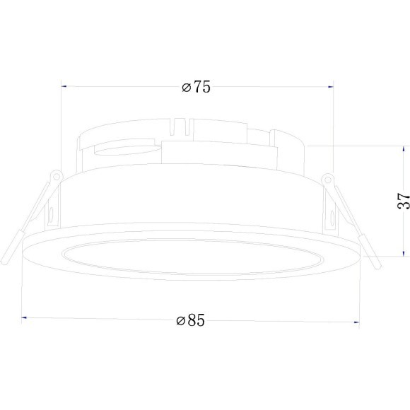 Встраиваемый светильник Share DL051-U-1W