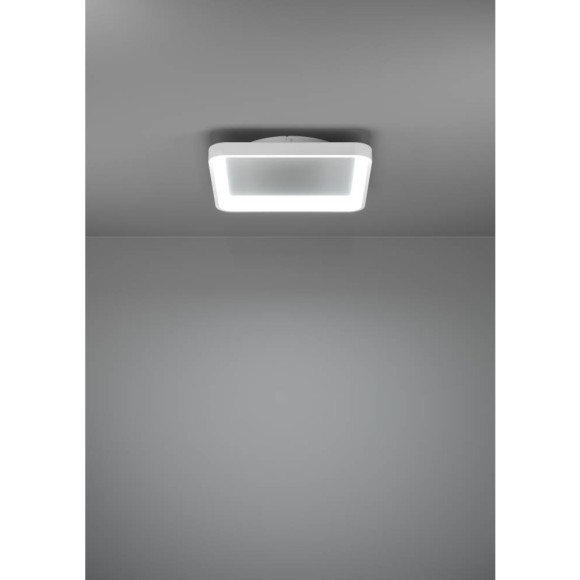 901248 Светод потолочн свет-к LORETELLO, 12W(LED), 350X350, пластик, сталь, белый, 2700-6500K, 1440l