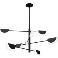 Люстра на штанге Maytoni MOD126PL-08B Mollis под лампы 8xG9 28W