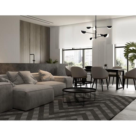 Люстра на штанге Maytoni MOD126PL-08B Mollis под лампы 8xG9 28W Люстра на штанге Maytoni MOD126PL-08B Mollis под лампы 8xG9 28W