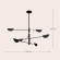 Люстра на штанге Maytoni MOD126PL-08B Mollis под лампы 8xG9 28W