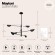 Люстра на штанге Maytoni MOD126PL-08B Mollis под лампы 8xG9 28W