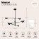 Люстра на штанге Maytoni MOD126PL-08B Mollis под лампы 8xG9 28W