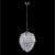 Светильник подвесной Crystal Lux CHARME SP6 CHROME/TRANSPARENT