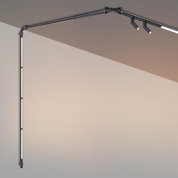 359365 Светодиодный модульный трековый светильник SMART (TUYA, Алиса, Bluetooth, Wi-Fi) Novotech Glat CRI90+ 3000-6000К 2400Лм 110° 30W