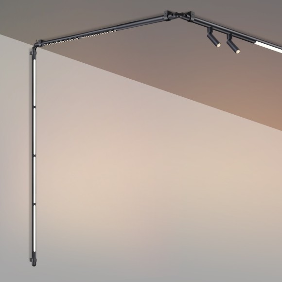 359365 Светодиодный модульный трековый светильник SMART (TUYA, Алиса, Bluetooth, Wi-Fi) Novotech Glat CRI90+ 3000-6000К 2400Лм 110° 30W