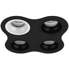 Встраиваемый светильник Lightstar D64706070707 Domino под лампы 4xGU5.3 200W