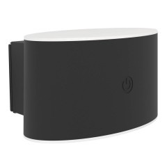 75875 Аккум. настенн. свет-к сенсорн., димм. VALGIANO, H70, 5W(LED), IP44, 3000K, 4000K, 6500K, 300lm, пластик, черный