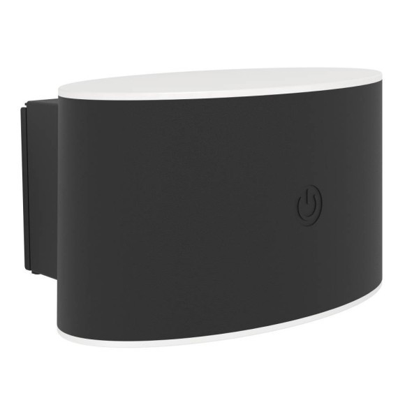 75875 Аккум. настенн. свет-к сенсорн., димм. VALGIANO, H70, 5W(LED), IP44, 3000K, 4000K, 6500K, 300lm, пластик, черный