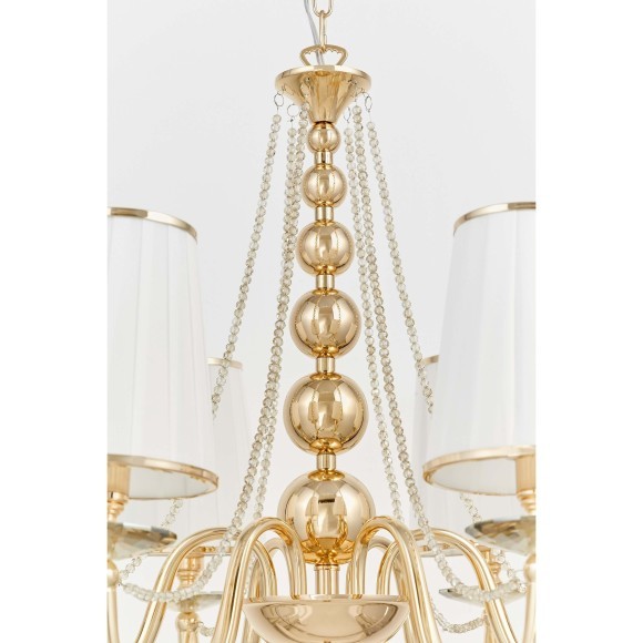 Хрустальная подвесная люстра Lumina Deco Fabione LDP 1200-6 F.GD