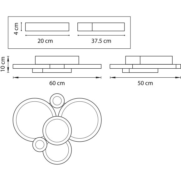 Люстра потолочная Breve Lightstar 749084 Люстра потолочная Breve Lightstar 749084