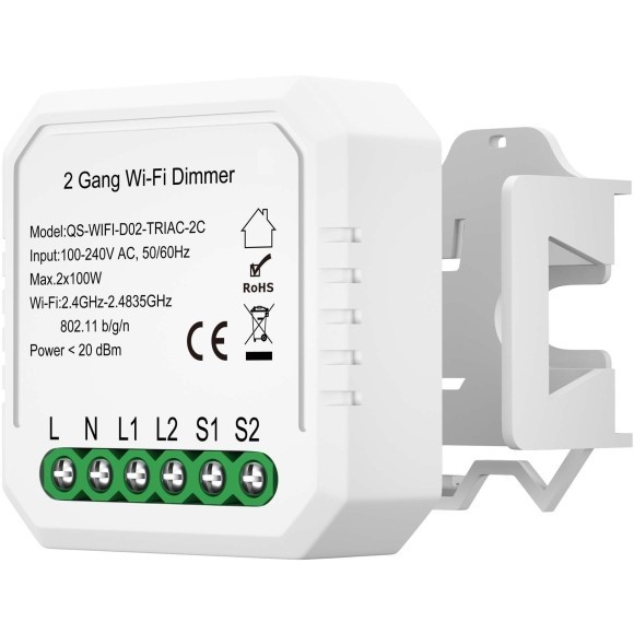 ST9000.500.02CDIM ST Luce Светильник, двухканальное wi-fi реле-диммер around
