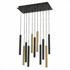 ST153.443.33 Светильник подвесной Черный LED 1*33W 4000K 2 805Lm Ra IP20 L600xW300xH320 180-240V Подвесные светильники ST153.443.33 Светильник подвесной Черный LED 1*33W 4000K 2 805Lm Ra IP20 L600xW300xH320 180-240V Подвесные светильники