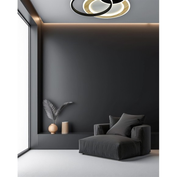 Светильник LED 80Вт 3000-6000К пульт ДУ Sonex PINE 7735/80L