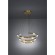 390517 Светодиодный подвес с регулировкой цветовой температуры LABONETE, 50W(LED), Ø800, 2200-6500K, 9000lm, алюминий, сталь, золотой, белый