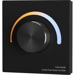 Роторная панель управления Maytoni RF двухканальное 12-48VDC MIX 711026 Роторная панель управления Maytoni RF двухканальное 12-48VDC MIX 711026