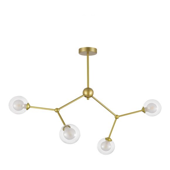 SLE1106-203-04 Светильник подвесной Золотистый/Прозрачный, Белый G9 4*5W ARCUS