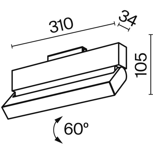 TR013-2-20W4K-B Трековый магнитный светодиодный светильник Maytoni Gravity CRI90+ 4000К 1600Лм 120° 20Вт TR013-2-20W4K-B Трековый магнитный светодиодный светильник Maytoni Gravity CRI90+ 4000К 1600Лм 120° 20Вт